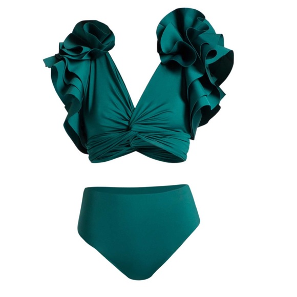 MAYGEL CORONEL Kai Two-Piece Flutter-Sleeve Bikini Set - Picture 8 of 8